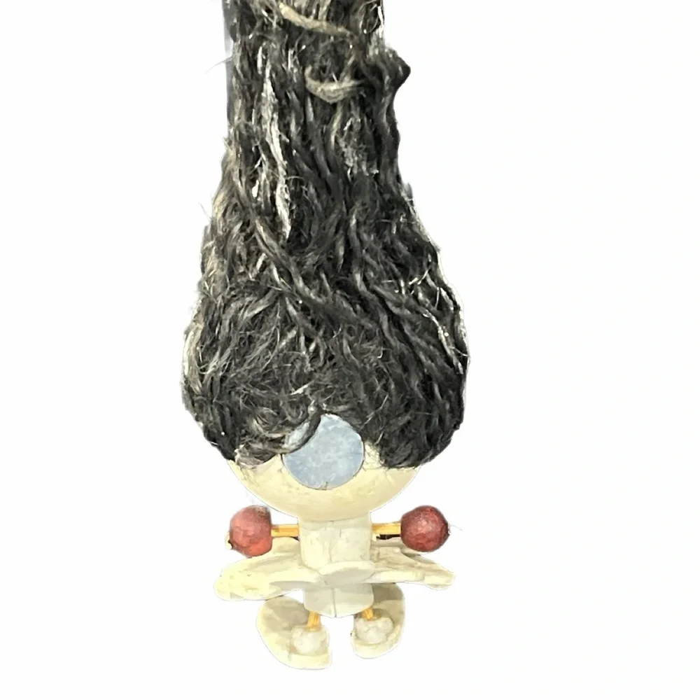Pier 1 Imports Bride of Frankenstein Halloween Horror Wood One Crazy Head Magnet
